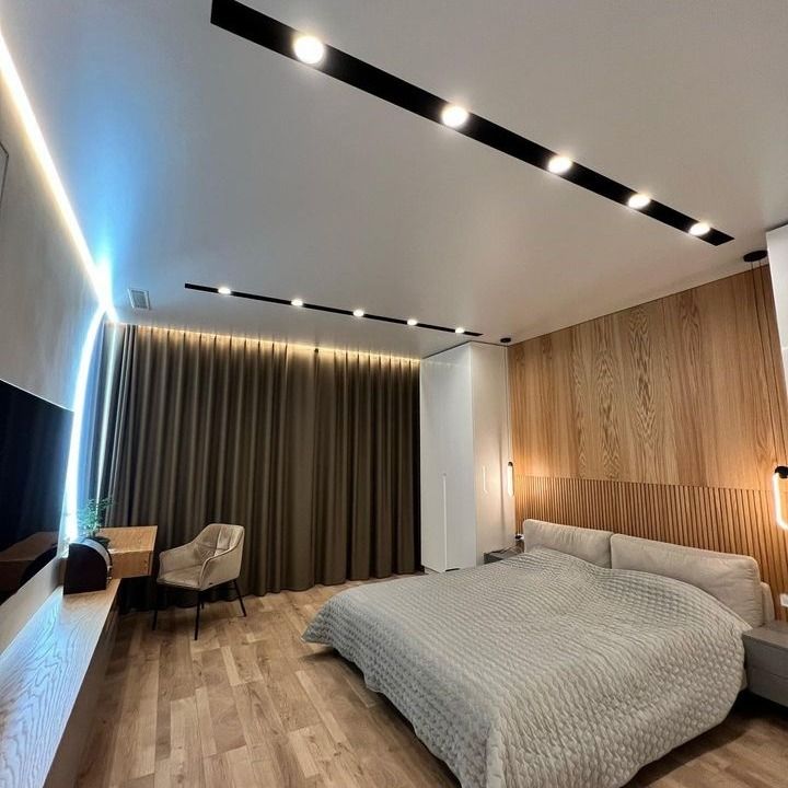 Матовый натяжной потолок